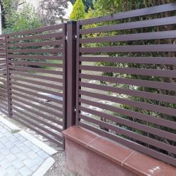 metalowa brama wjazdowa